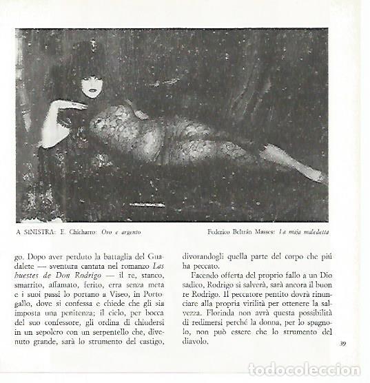 Postales: LAMINA 1700: FEDERICO BELTRAN. La maja maldita - Xavier Domingo