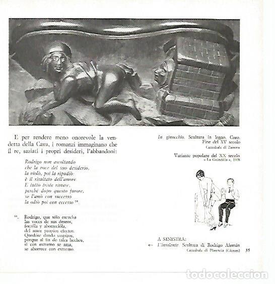 Cartoline: LAMINA 1698: Detalle del Coro de la Catedral de Zamora - Xavier Domingo