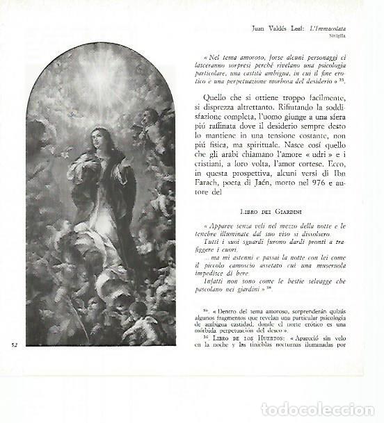 Cartoline: LAMINA 1706: JUAN VALDES. La Immaculada - Xavier Domingo