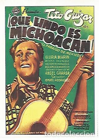 Postcards: CROMO CINE 1191: QUE LINDO ES MICHOACAN - Varios