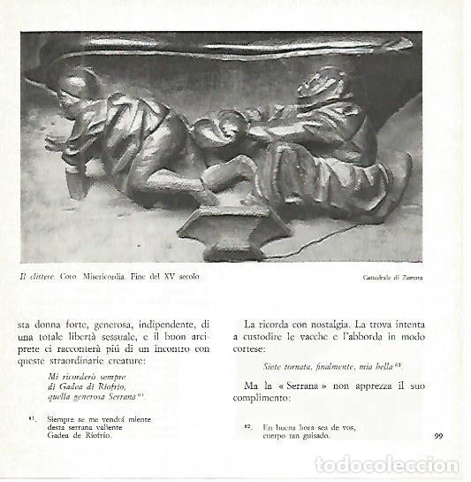 Cartoline: LAMINA 1730: Detalle del Coro de la Misericordia. Catedral de Zamora - Xavier Domingo