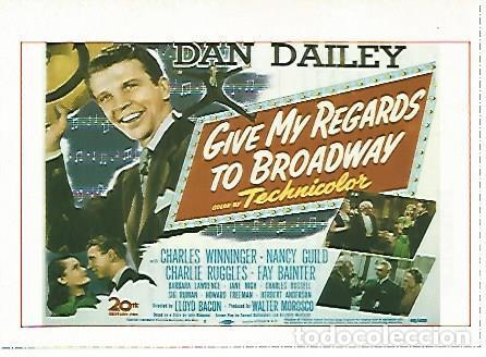 Postcards: CROMO CINE 1253: DA MIS RECUERDOS A BROADWAY - Varios