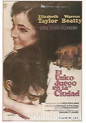 Postcards: CROMO CINE 1272: EL UNICO JUEGO EN LA CIUDAD - Varios
