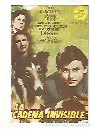 Postcards: CROMO CINE 1270: LA CADENA INVISIBLE - Varios