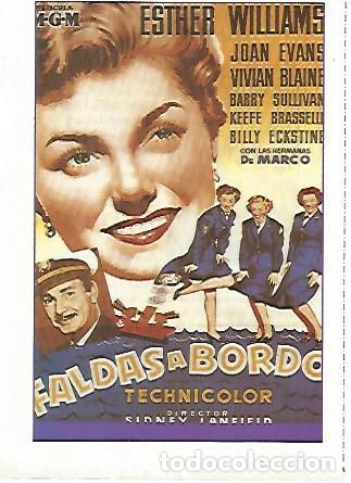 Postcards: CROMO CINE 1280: FALDAS A BORDO - Varios