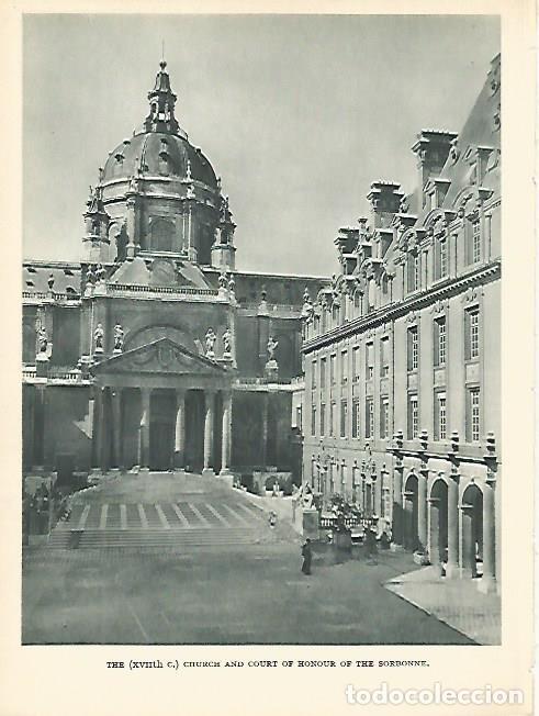 Postcards: LAMINA 1737: PARIS: Iglesia de la Sorbonne - Andr&eacute; George