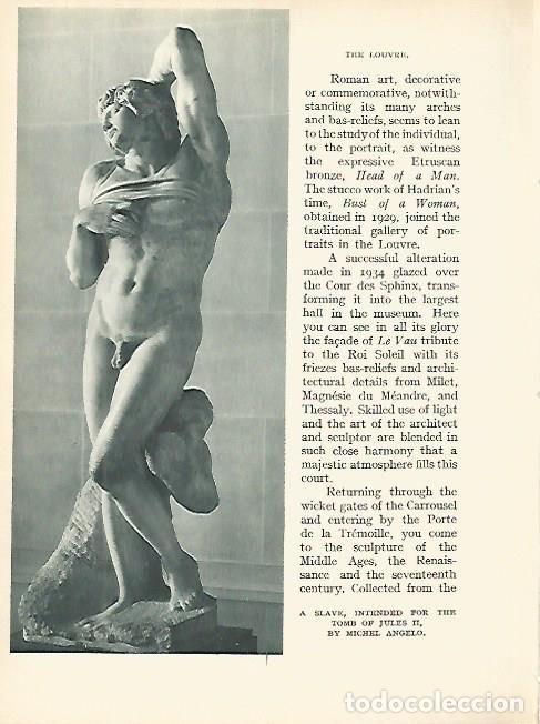 Postkarten: LAMINA 1748: LOUVRE. Esclavo de la tumba de Julio II de Miguel Angel - Andr&eacute; George