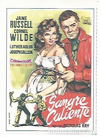 Postcards: CROMO CINE 1297: SANGRE CALIENTE - Varios