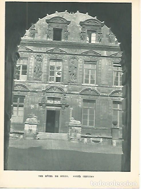 Cartoline: LAMINA 1768: PARIS. Hotel de Sully - Andr&eacute; George