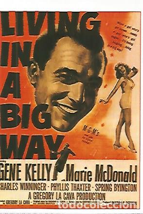 Postcards: CROMO CINE 1422: VIVIENDO A LO GRANDE - Varios