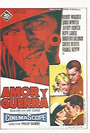 Postcards: CROMO CINE 1439: AMOR Y GUERRA - Varios