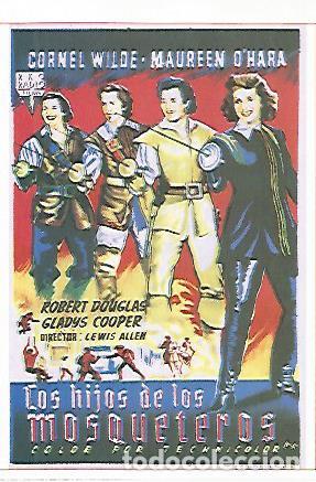 Postcards: CROMO CINE 1466: LOS HIJOS DE LOS MOSQUETEROS - Varios