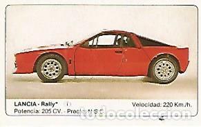 Postales: CROMO 267 ALBUM COCHES MOTOR 16: LANCIA - RALLY - Varios