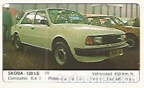 Postales: CROMO 281 ALBUM COCHES MOTOR 16: SKODA - 120 LS - Varios