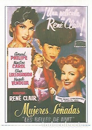 Cartes Postales: CROMO CINE 1523: MUJERES SO&Ntilde;ADAS - Varios