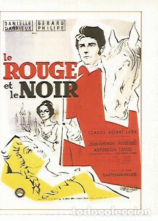 Cartoline: CROMO CINE 1521: EL ROJO Y EL NEGRO - Varios