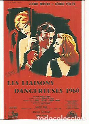 Postcards: CROMO CINE 1526: LAS AMISTADES PELIGROSAS (No estrenada en Espa&ntilde;a) - Varios