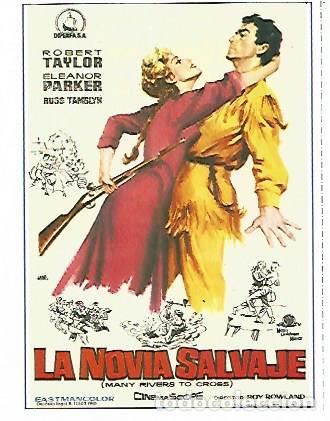Postcards: CROMO CINE 1539: LA NOVIA SALVAJE - Varios
