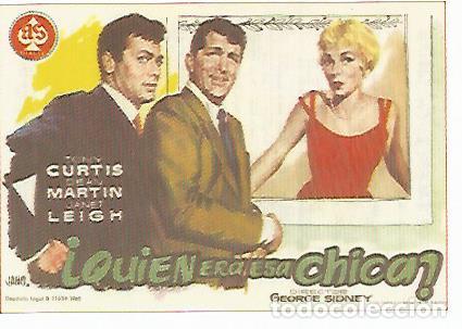 Postcards: CROMO CINE 1556: QUIEN ES ESA CHICA - Varios