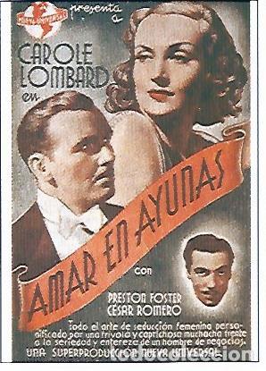 Postcards: CROMO CINE 1568: AMAR EN AYUNAS - Varios