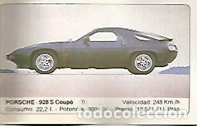 Postales: CROMO 323 ALBUM COCHES MOTOR 16: PORSCHE 928 S COUPE - Varios