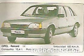 Postales: CROMO 329 ALBUM COCHES MOTOR 16: OPEL REKORD - Varios