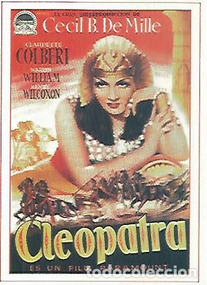 Postales: CROMO CINE 1585: CLEOPATRA - Varios - Foto 1