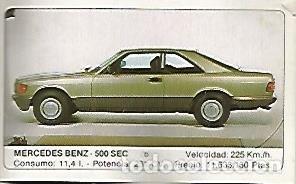 Postales: CROMO 333 ALBUM COCHES MOTOR 16: MERCEDES BENZ 500 SEC - Varios