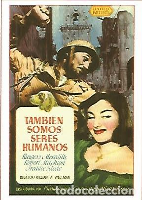 Cartoline: CROMO CINE 1592: TAMBIEN SOMOS SERES HUMANOS - Varios