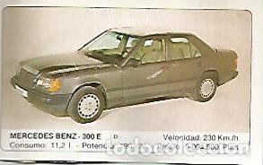 Postales: CROMO 339 ALBUM COCHES MOTOR 16: MERCEDES BENZ 300E - Varios