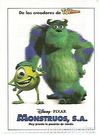 Postales: CROMO CINE 1598: MONSTRUOS S.A. - Varios