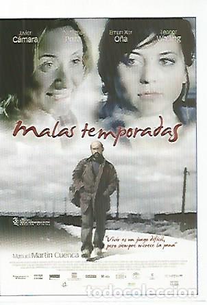 Postales: CROMO CINE 1607: MALAS TEMPORADAS - Varios