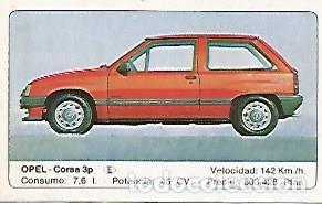Postales: CROMO 353 ALBUM COCHES MOTOR 16: OPEL CORSA - Varios