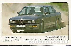 Postales: CROMO 358 ALBUM COCHES MOTOR 16: BMW M 535i - Varios