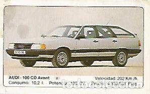Postales: CROMO 374 ALBUM COCHES MOTOR 16: AUDI 100 CD AVANT - Varios