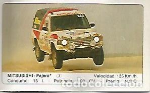 Postales: CROMO 344 ALBUM COCHES MOTOR 16: MITSUBISHI PAJERO - Varios