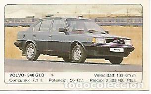 Postales: CROMO 379 ALBUM COCHES MOTOR 16: VOLVO 340 GLD - Varios