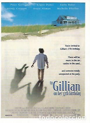 Cartoline: CROMO CINE 1641: TO GILLIAN ON HER 37TH BIRTHDAY - Varios
