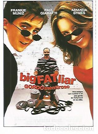 Cartoline: CROMO CINE 1681: BIG FAT LIAR. GORDO MENTIROSO - Varios