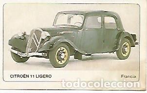 Postales: CROMO 388 ALBUM COCHES MOTOR 16: CITROEN 11 LIGERO - Varios