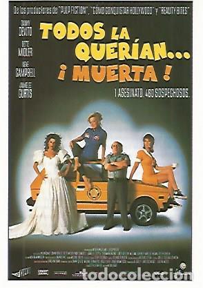 Postales: CROMO CINE 1745: TODOS LA QUERIAN MUERTA - Varios