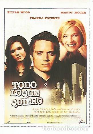 Postales: CROMO CINE 1760: TODO LO QUE QUIERO - Varios