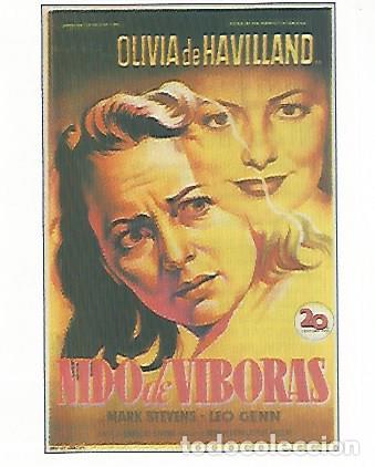 Postales: CROMO CINE 1776: NIDO DE VIBORAS - Varios