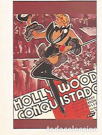 Postales: CROMO CINE 1830: HOLLYWOOD CONQUISTADO - Varios