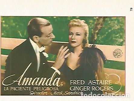 Postales: CROMO CINE 1833: AMANDA - Varios