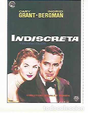 Postales: CROMO CINE 1864: INDISCRETA - Varios