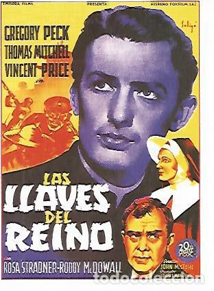 Postales: CROMO CINE 1869: LAS LLAVES DEL REINO - Varios