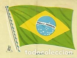 Cartoline: CROMO COLECCION UNIVERSAL 1915: BANDERA BRASIL. Numero 51 - Varios
