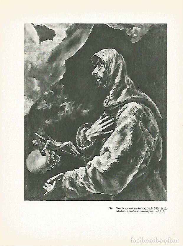Cartoline: LAMINA 2065: EL GRECO. San Francisco en extasis - Harold E. Wethey