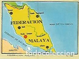 Cartoline: CROMO COLECCION UNIVERSAL 1946: FEDERACION MALAYA. Numero 134 - Varios